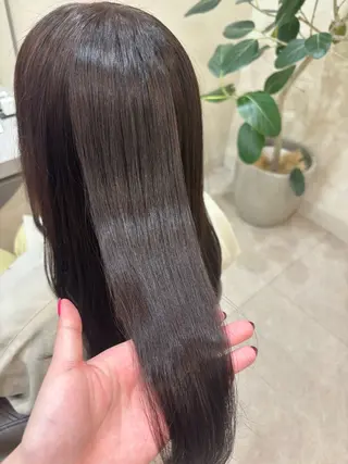 ロング カラー ワンカラー/モデル /Rin/西葛西のヘアスタイル