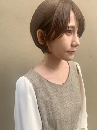 ショート 田中 亜沙美のヘアスタイル
