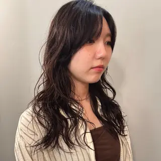 セミロング カラー パーマ 🌿レイヤーボブ/パ ーマ🌿　木梨健太のヘアスタイル