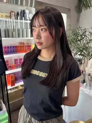 ミディアム カラー ヘアアレンジ iona/ハイトーン /ネイルのネイルデザイン