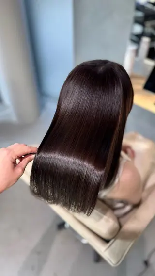 ロング shinka　omotesando所属・ブリーチ縮毛矯正 /髪質改善/タイチのヘアスタイル