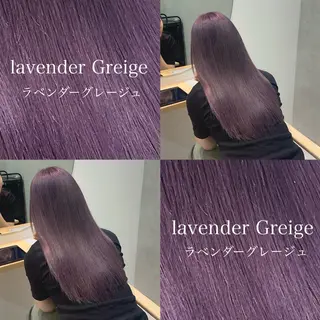 セミロング カラー regalo 森重ユウのヘアスタイル