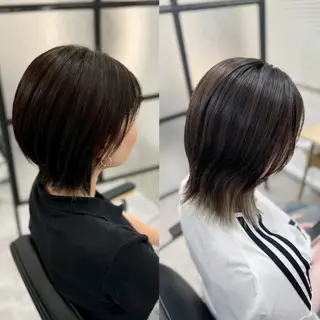 ミディアム TELAHAIR 伊藤 咲里奈のヘアスタイル