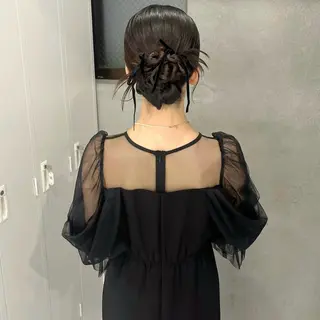 ミディアム riko/レイヤー/ 艶カラー/ヘアセットのヘアスタイル