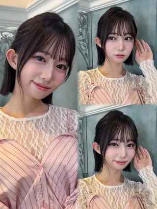 ショート ボブ/透明感カラー /しなる🌷のヘアスタイル