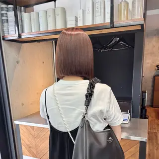 ショート カラー パーマ ショートボブ縮毛矯正 髪質改善のプロ山道潤のヘアスタイル