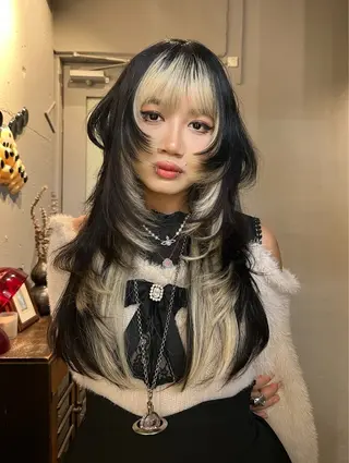 ロング カラー haco＋所属・圧倒的デザイン力 店長🎨RENAのヘアスタイル