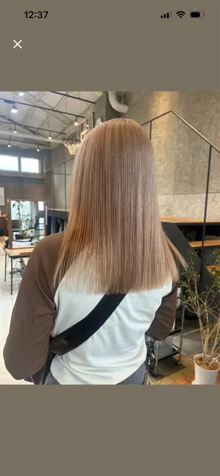 カラー 🍓垢抜けハイトーン 🍓HINAのヘアスタイル