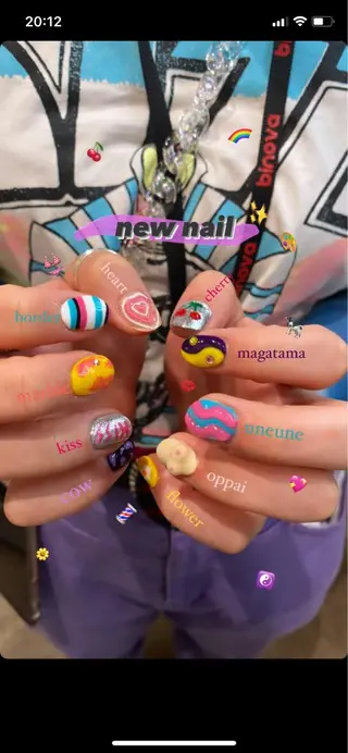 カラー ネイル XENA表参道 MIKUのヘアスタイル