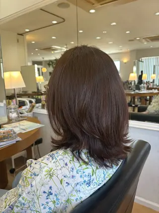 ミディアム uhair  香久山店所属・市野 ひかるのヘアスタイル