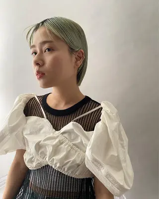 ショート sea's所属・ヒラカホ/矢場町/ ブリーチ/似合わせのヘアスタイル