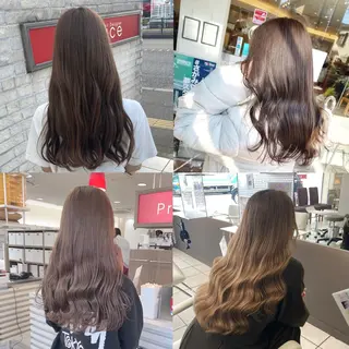 カラー 暗髪つや髪💫 岡本彩花のヘアスタイル