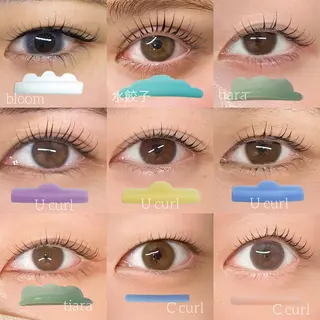 マツエク・マツパ 🌙mai🌙 パリジェンヌ/眉毛のマツエク・マツパデザイン