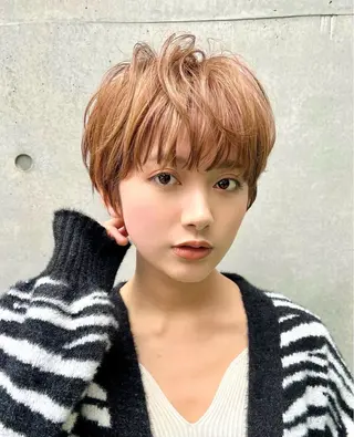 ショート カラー 銀座/ショート特化/ 似合わせカット/といのヘアスタイル