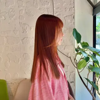 セミロング カラー GO TODAY SHAiRE SALON 原宿本店所属・ボブ/レイヤー/ ハッシュカット/河内のヘアスタイル