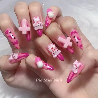 ネイル HANA 長さだしのネイルデザイン