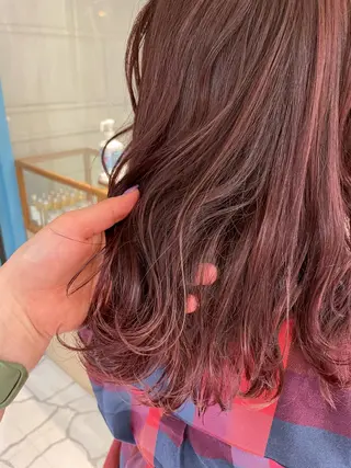 ミディアム 大石 陽菜のヘアスタイル