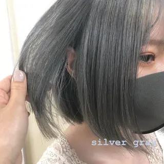 ショート カラー 💗🤍透明感カラー 🤍💗kanonのヘアスタイル