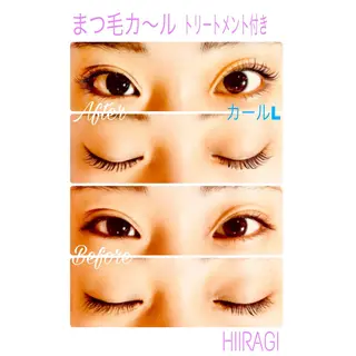 マツエク・マツパ 美容室 HIIRAGIのマツエク・マツパデザイン