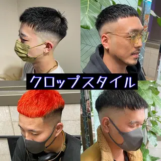 メンズ Le'a所属・渋谷/フェード/ 國分 翔のヘアスタイル