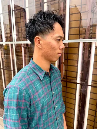 メンズ 米元 春奈のヘアスタイル