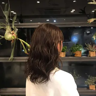 セミロング 菅原 彩加のヘアスタイル