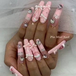 ネイル HANA 長さだしのネイルデザイン