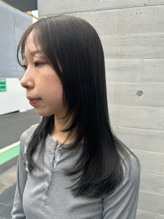 セミロング LOE所属・LOE Yuuka/42🩵のヘアスタイル