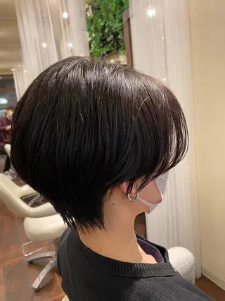 ショート 艶ｶﾗｰ｜ｽﾄﾚｰﾄ 🍟yuki🍟のヘアスタイル