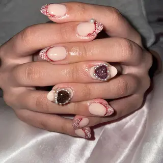 メンズ ネイル Chérinail 爪のお手入れのネイルデザイン