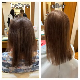 ミディアム エクリ麻布十番店所属・髪質改善/ 縮毛矯正/相原聡のヘアスタイル