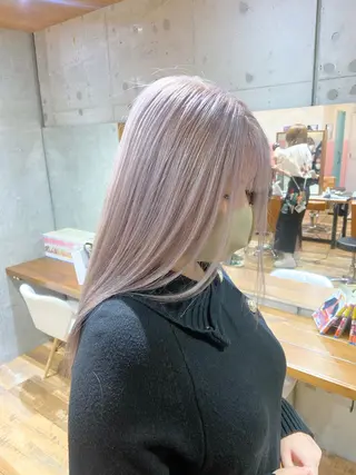 ロング カラー ヘアアレンジ ❤️カラー得意 🧡松浦睦樹❤️のヘアスタイル