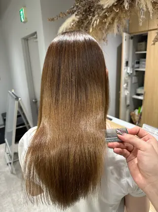 ロング 透明感🫧/ブリーチ /永田　汰伊智のヘアスタイル