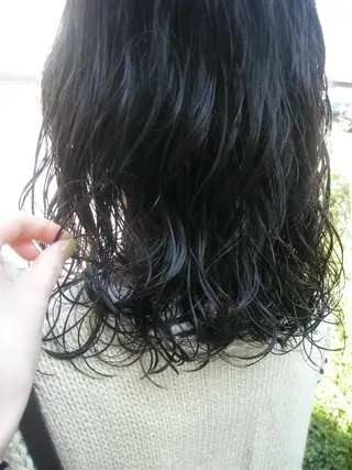 ミディアム パーマ Hair vita所属・Hair vita Namiのヘアスタイル