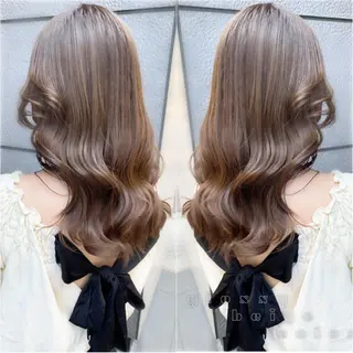 ミディアム カラー レイヤー専門家 ダブルカラー修のヘアスタイル