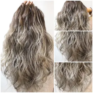 ロング カラー ヘアアレンジ Shelltie Fiel (シェルティフィエル)所属・次世代シールエクステ 錦糸町 小泉 朋之のヘアスタイル