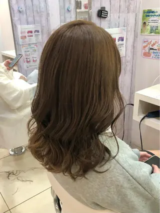 セミロング カラー 🤎ベージュカラー/ 髪質改善/山岸🤎のヘアスタイル