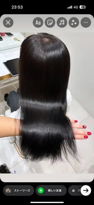 ミディアム カラー 透明感カラー / レイヤー/ mamiのヘアスタイル