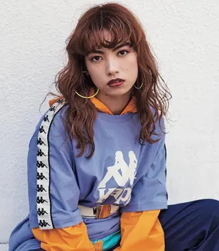 セミロング カラー パーマ ヘアアレンジ O/ODER (official)のヘアスタイル