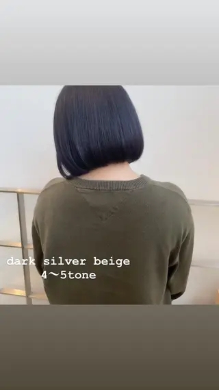 ショート カラー ヘアアレンジ ミニボブ/ブリーチ 🌈MISATOのヘアスタイル