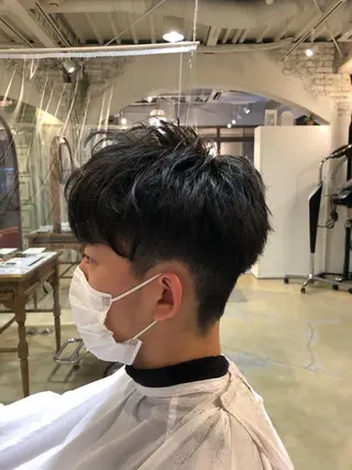 ショート カラー メンズ レイヤー/髪質改善 /YUUKI/船橋のヘアスタイル