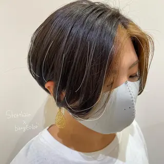 ショート カラー GO TODAY SHAiRE SALON所属・🌼透け感カラー 🌼Rinaのヘアスタイル