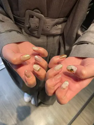 ネイル 束感まつ毛/ネイル/ LED♥KIRARAのマツエク・マツパデザイン