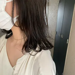 ミディアム カラー chouette/ 根本優希のヘアスタイル
