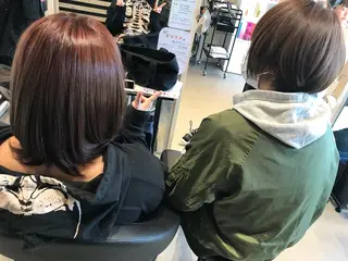 ミディアム カラー 大久保 隆蔵のヘアスタイル