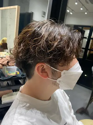 ショート パーマ メンズ Dxxxx III所属・女性目線の大人 メンズ*Ayakaのヘアスタイル