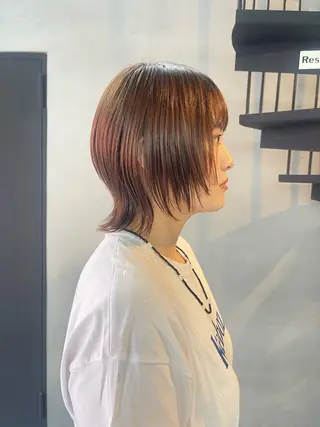 ショート 柏 ウルフ/レイヤー 田中佐和🐺のヘアスタイル