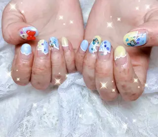 ネイル FLARE NAIL フレアネイルのネイルデザイン