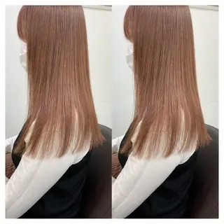 セミロング カラー 村山 茉衣のヘアスタイル