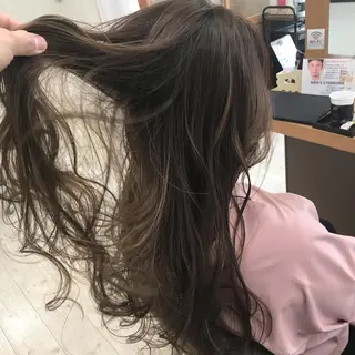 ロング カラー Lien 深井店のヘアスタイル